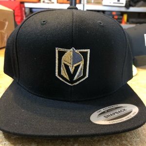 Black Vegas Golden Knights SnapBack hat.